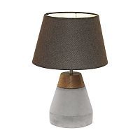 Настольная лампа EGLO TAREGA 95527 1*60W E27 коричневый с серым/коричневый