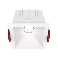 Встраиваемый светильник MAYTONI ALFA LED DL043-01-10W4K-D-SQ-W 10W 4000K белый