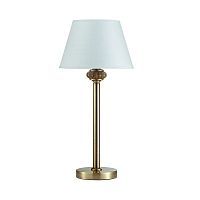 Настольная лампа LUMION MATILDA 4430/1T 1*40W E14 античная бронза/голубой