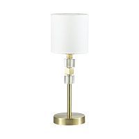 Настольная лампа ODEON LIGHT PAVIA 4112/1T 1*40W E27 бронзовый/белый