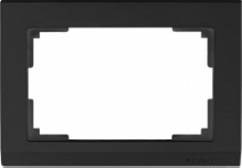 Рамка для двойной розетки WERKEL STARK WL04-Frame-01-DBL-black 67827 черный