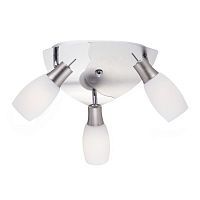Спот Arte Lamp A4590PL-3SS VOLARE 3*40W E14 матовое серебро/белый