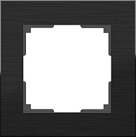 Рамка на 1 пост WERKEL ALUMINIUM WL11-Frame-01 66732 черный алюминий