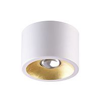Накладной светильник ODEON LIGHT GLASGOW 3877/1CL 1*50W GU10 белый/золотой