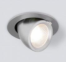 Встраиваемый светильник ELEKTROSTANDARD 9918 LED 9W 4200K серебряный