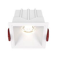 Встраиваемый светильник MAYTONI ALFA LED DL043-01-10W3K-SQ-W 10W 3000K белый