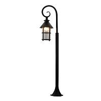 Уличный столб Arte Lamp A1466PA-1RI PRAGUE 1*75W E27 коричневый/прозрачный