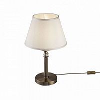 Настольная лампа FREYA ALESSANDRA FR2016TL-01BZ 1*40W E14 бронза антик/белый