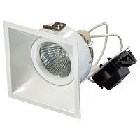 Встраиваемый светильник LIGHTSTAR 214506 DOMINO 1*50W GU5.3 белый