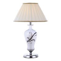 Настольная лампа Arte Lamp A2298LT-1CC VERONIKA 1*40W E27 хром/белый