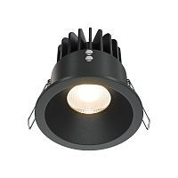 Встраиваемый светильник MAYTONI ZOOM DL034-L12W3K-D-B 12W LED 3000K черный