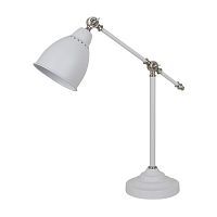 Настольная лампа ODEON LIGHT CRUZ 3372/1T 1*60W E27 белый/никель
