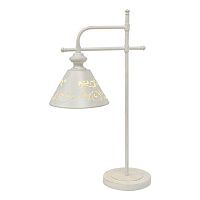 Настольная лампа Arte Lamp A1511LT-1WG KENSINGTON 1*40W E14 бело-золотой