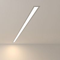 Встраиваемый линейный светильник ELEKTROSTANDARD GRAND 101-300-128 25W LED 4200K серебро матовое