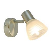 Спот Arte Lamp A5062AP-1SS PARRY 1*40W E14 матовое серебро/белый