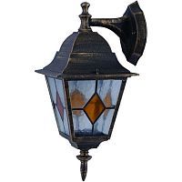Уличный настенный светильник ARTE LAMP BERLIN A1012AL-1BN 1*75W E27 коричневый