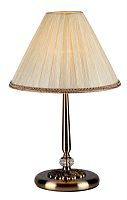 Настольная лампа MAYTONI SOFFIA RC093-TL-01-R 1*40W E27 бронза/бежевый