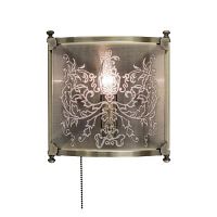 Настенный светильник Citilux Версаль 1*60W E14 бронза CL408313R