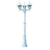Уличный столб Arte Lamp A1017PA-3WH BREMEN 3*60W E27 белый/белый матовый