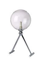 Настольная лампа CRYSTAL LUX FABRICIO LG1 CHROME/TRANSPARENTE 1*7W G9 хром/прозрачный