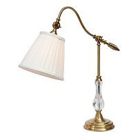 Настольная лампа Arte Lamp A1509LT-1PB SEVILLE 1*60W E27 медь полированная/белый