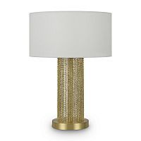 Настольная лампа MAYTONI IMPRESSIVE MOD151TL-01G 1*40W E27 золотой/белый
