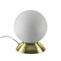 Настольная лампа LIGHTSTAR GLOBO 813911 1*40W E14 бронза/белый