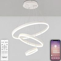 Подвесная люстра Natali Kovaltseva OREOL LED LAMPS 81277 белый