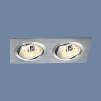 Встраиваемый светильник ELEKTROSTANDARD 1011/2 MR16 CH 2*50W G5.3 хром