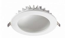 Встраиваемый светодиодный светильник Novotech Spot Gesso 12W LED 3000K 960LM белый 358806