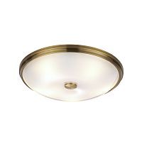Настенно-потолочный светильник ODEON LIGHT PELOW 4956/5 5*40W E14 бронзовый/белый