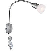 Светильник настенный Arte Lamp A3116AP-1SS FALENA 1*40W E14 серебро/белый