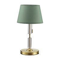 Настольная лампа ODEON LIGHT LONDON 4887/1T 1*60W E27 бронзовый/зеленый