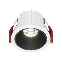 Встраиваемый светильник MAYTONI ALFA LED DL043-01-10W4K-RD-WB 10W 4000K белый/черный