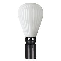 Настольная лампа ODEON LIGHT ELICA 5418/1T 1*40W E14 черный/белый