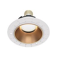 Встраиваемый светильник MAYTONI SHARE DL051-U-2WMG 1*10W GU10 белый/матовое золото
