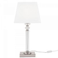 Настольная лампа MAYTONI CHANDLER MOD019TL-01CH 1*60W E27 хром/белый