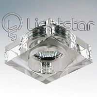 Встраиваемый светильник LIGHTSTAR 006120 LUI 1*50W GU5.3 хром/прозрачный