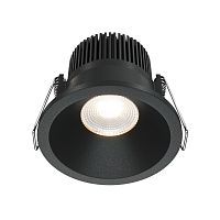 Встраиваемый светильник MAYTONI ZOOM DL034-01-06W3K-D-B 6W LED 3000K черный