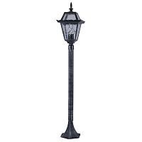 Уличный столб Arte Lamp A1356PA-1BS PARIS 1*75W E27 серебро черненое/прозрачный