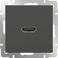 Розетка HDMI WERKEL WL07-60-11 66623 серо-коричневый