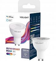 Лампа светодиодная диммируемая Yeelight GU10 4,8W RGB+CCT прозрачная YLDP004-A