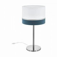 Настольная лампа SPALTINI 39557 1*60W E27 d35 белый/синий