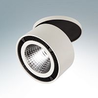 Встраиваемый светильник LIGHTSTAR FORTE INCA 214820 26W LED 4000K белый/черный