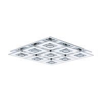 Настенно-потолочный светильник EGLO CABO 92877 9*3W GU10 хром/белый с прозрачным