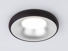 Встраиваемый светильник ELEKTROSTANDARD 118 MR16 1*50W GU10 серебряный/черный