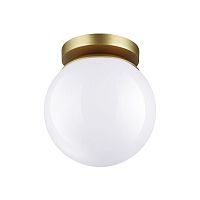 Настенно-потолочный светильник ODEON LIGHT BOSCO 4247/1C 1*5W E27 золотистый/белый