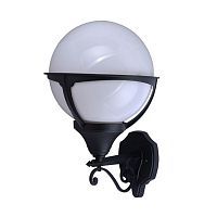Уличный настенный светильник Arte Lamp A1491AL-1BK MONACO 1*75W E27 черный/белый