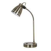 Настольная лампа Arte Lamp A2214LT-1AB LUNED 1*40W E27 античная бронза