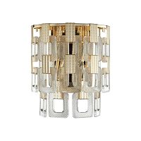 Настенный светильник ODEON LIGHT BUCKLE 4989/2W 2*40W E14 золотой/прозрачный